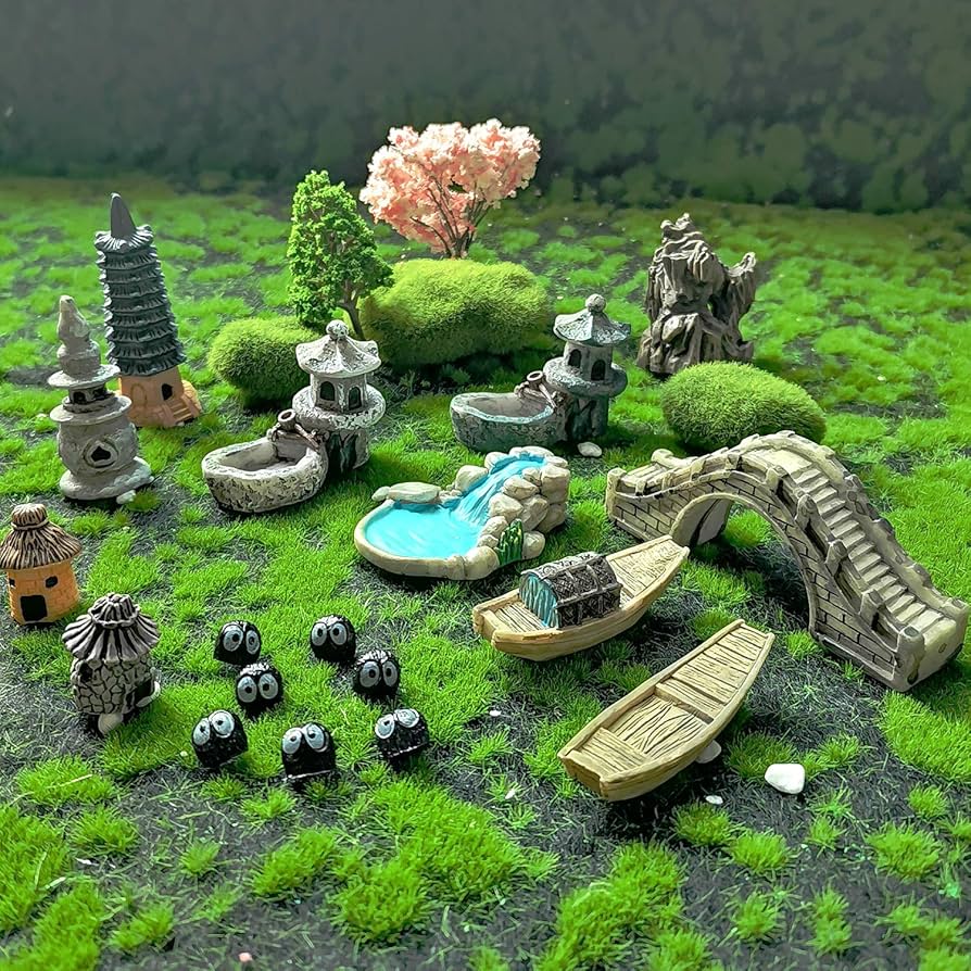Amazon.com : Trasfit Set of 23 Zen Garden Accessories, Mini